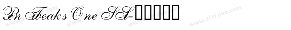 Pen Tweaks One SSi字体转换
